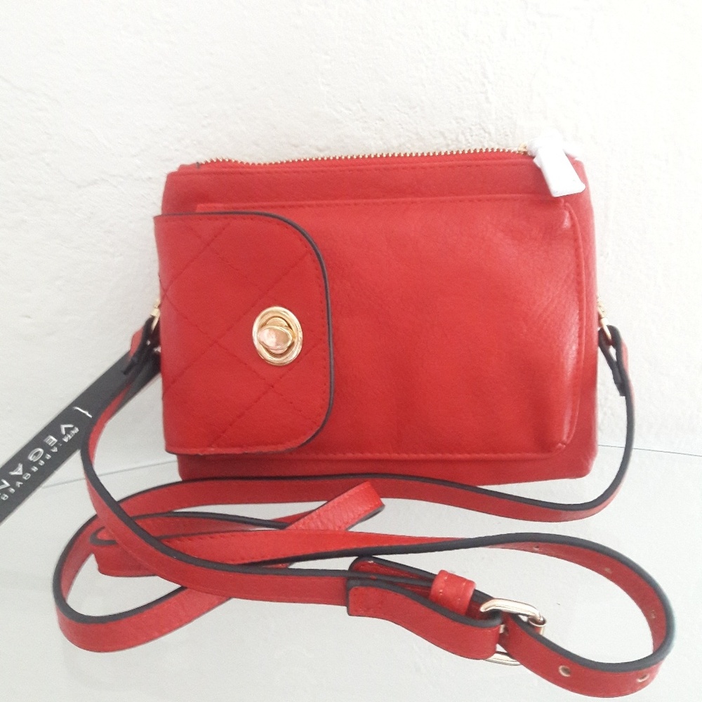 NWT ISABELLE VEGAN MINI CROSSBODY BAG CLUTCH